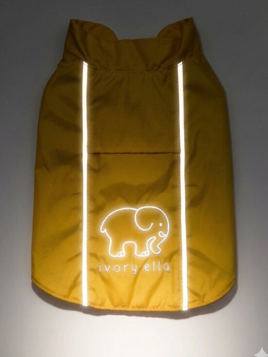 IE Hoodless Raincoat - Yellow - Picture 2 of 4